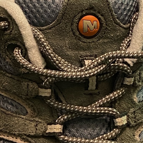 Merrell Womens Moab Ventilator Smoke Hiking Shoes Size 8.5 - Picture 6 of 7